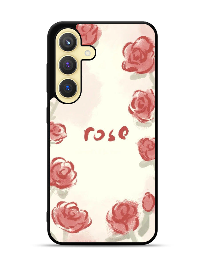 Rose Aesthetic Painting Samsung Galaxy S24 Plus 5G , Samsung Galaxy S24+ 5G Case OV11015