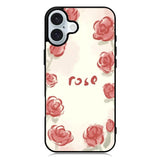 Rose Aesthetic Painting iPhone 16 Case QC11015