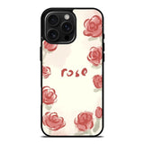 Rose Aesthetic Painting iPhone 16 Pro Max Case OV11015