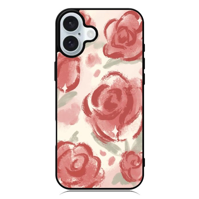 Rose Painting iPhone 16 Case QC11016