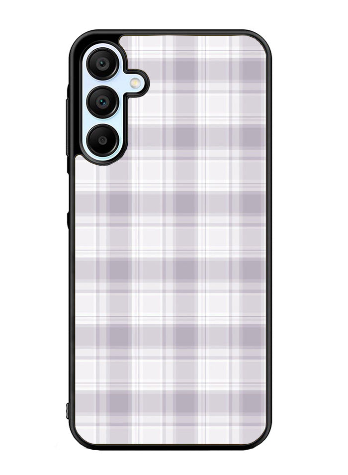 Grid Line Aesthetic Soft Purple Samsung Galaxy A35 5G Case OV11103