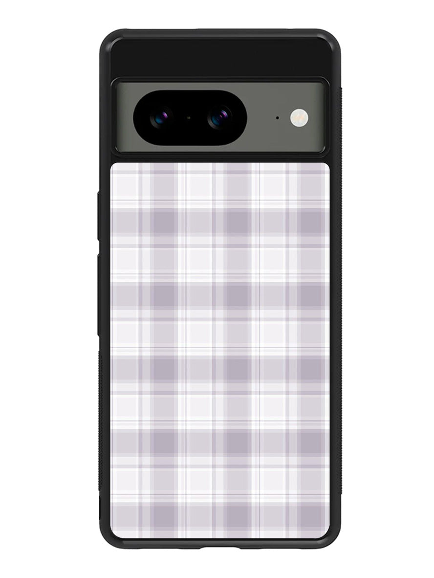 Grid Line Aesthetic Soft Purple Google Pixel 8 Case QC11103