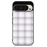 Grid Line Aesthetic Soft Purple Google Pixel 9 | Pixel 9 Pro Case OV11103