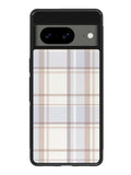 Grid Aesthetic Soft Brown Google Pixel 8 Case QC11102