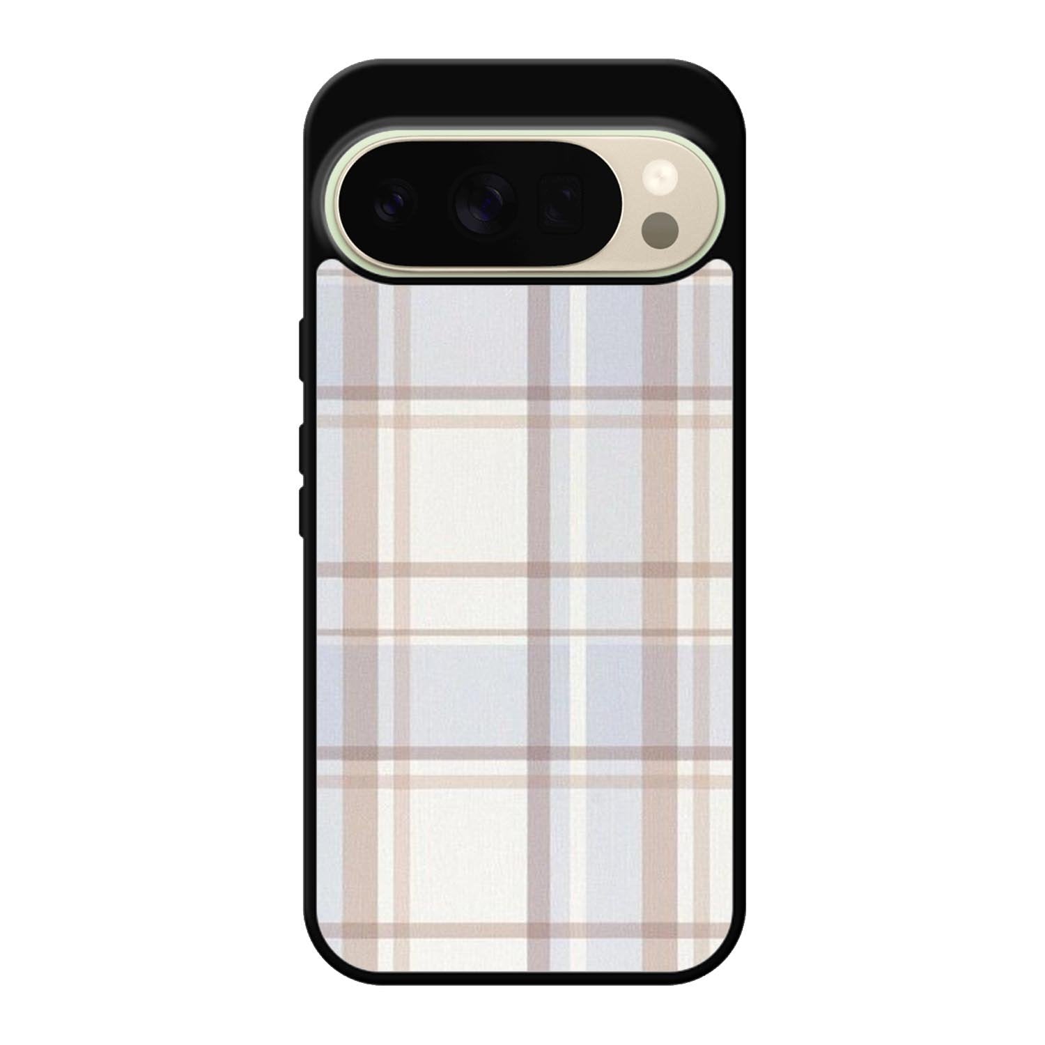 Grid Aesthetic Soft Brown Google Pixel 10 Pro Case OV11102