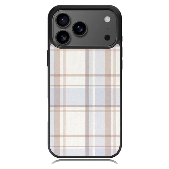 Grid Aesthetic Soft Brown Samsung Galaxy S26 Case OV11102