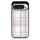 Grid Aesthetic Soft Brown Google Pixel 10 | Google Pixel 10 Pro Case OV11102