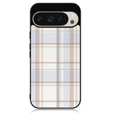 Grid Aesthetic Soft Brown Google Pixel 9 Pro XL Case OV11102