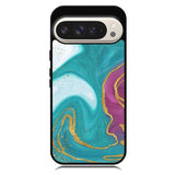 Marble Green and Purple Google Pixel 10 Pro XL Case OV10963