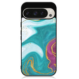 Marble Green and Purple Google Pixel 9 Pro XL Case OV10963