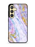 Marble Purple Gold Soft Samsung Galaxy S24 5G Case OV10965