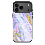 Marble Purple Gold Soft iPhone 17 Pro Case OV10965