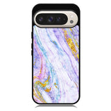 Marble Purple Gold Soft Google Pixel 10 Pro XL Case OV10965