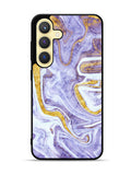 Beautifull Marble Purple and Gold Samsung Galaxy S24 5G Case OV11157