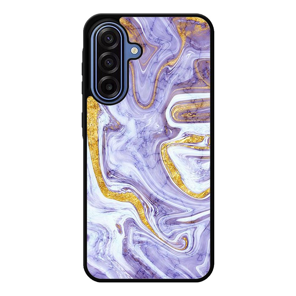 Beautifull Marble Purple and Gold Samsung Galaxy A17 Case OV11157