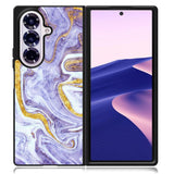 Beautifull Marble Purple and Gold Samsung Galaxy Z Fold 7 Case OV11157