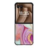3 Color Marble Motorola Moto RAZR Plus 2025 Case OV10938