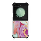 3 Color Marble Samsung Galaxy Z Flip 6 5G 2024 Case OV10938