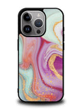 3 Color Marble iPhone 14 Pro Max Case QC10938