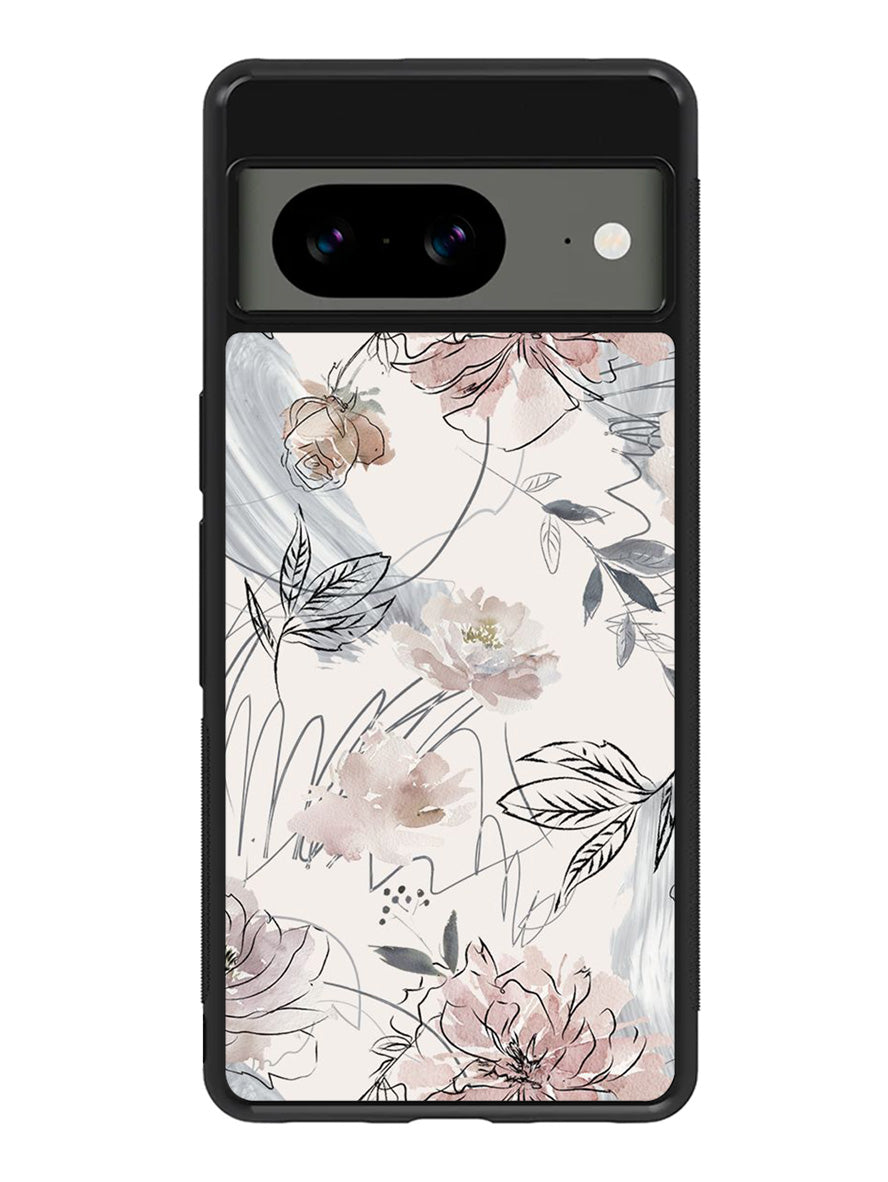 Aesthetic Floral Flower Google Pixel 8A Case QC11137
