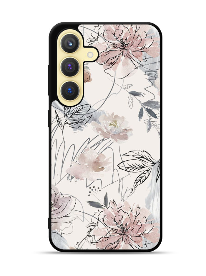 Aesthetic Floral Flower Samsung Galaxy S23 5G Case QC11137