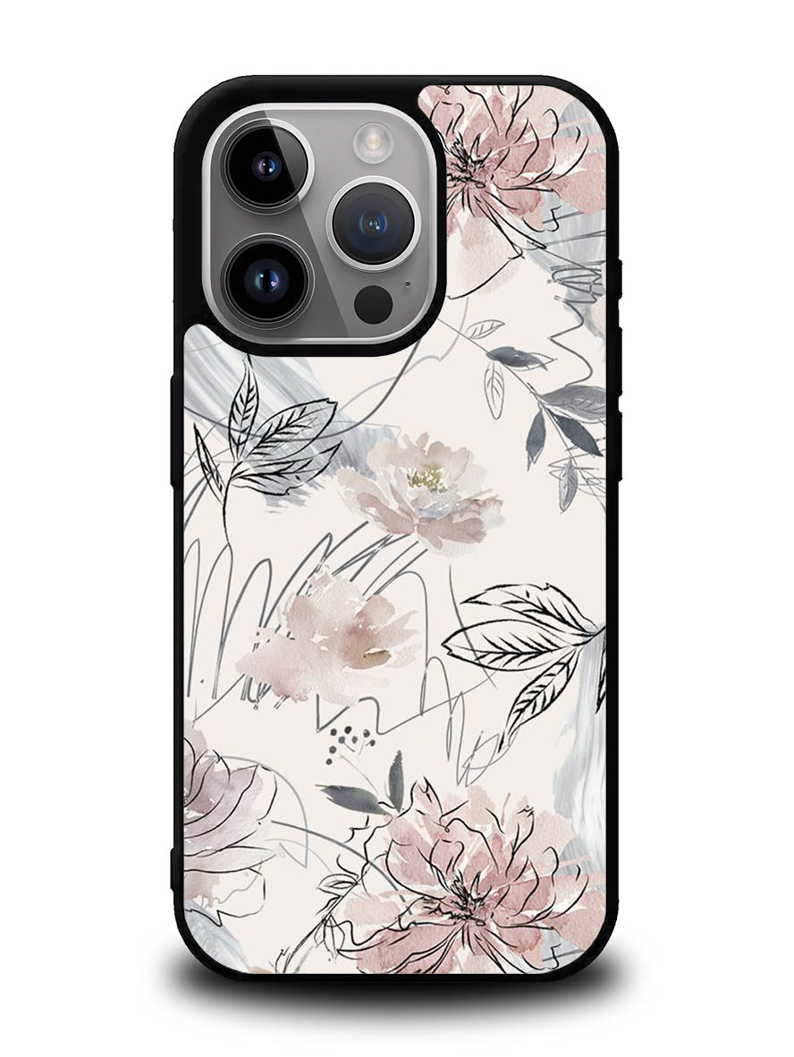 Aesthetic Floral Flower iPhone 14 Pro Case QC11137