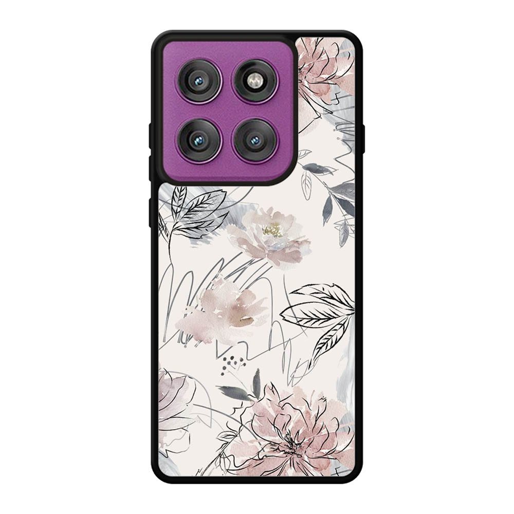 Aesthetic Floral Flower Motorola Moto Edge 60 Pro Case QC11137
