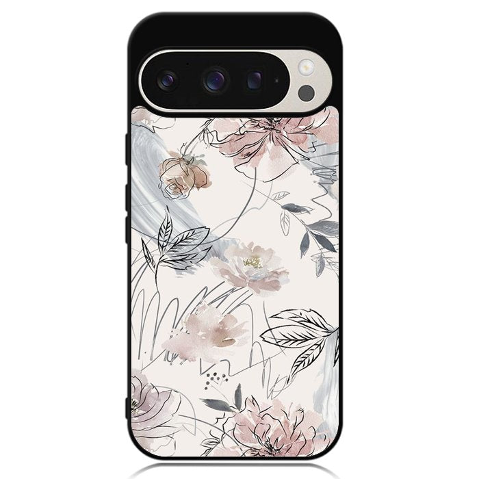 Aesthetic Floral Flower Google Pixel 9 Pro XL Case OV11137