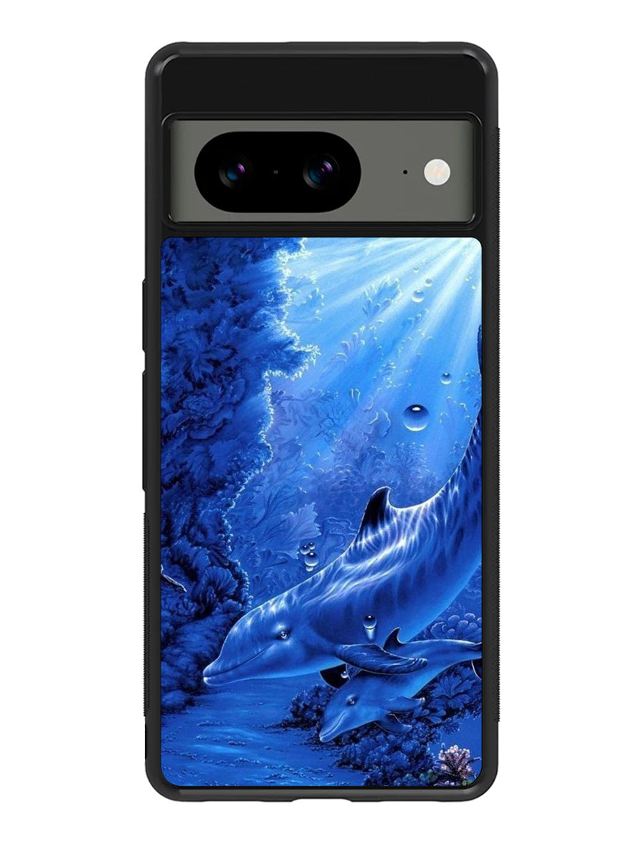 Dolphine in the Sea Google Pixel 8A Case QC11063