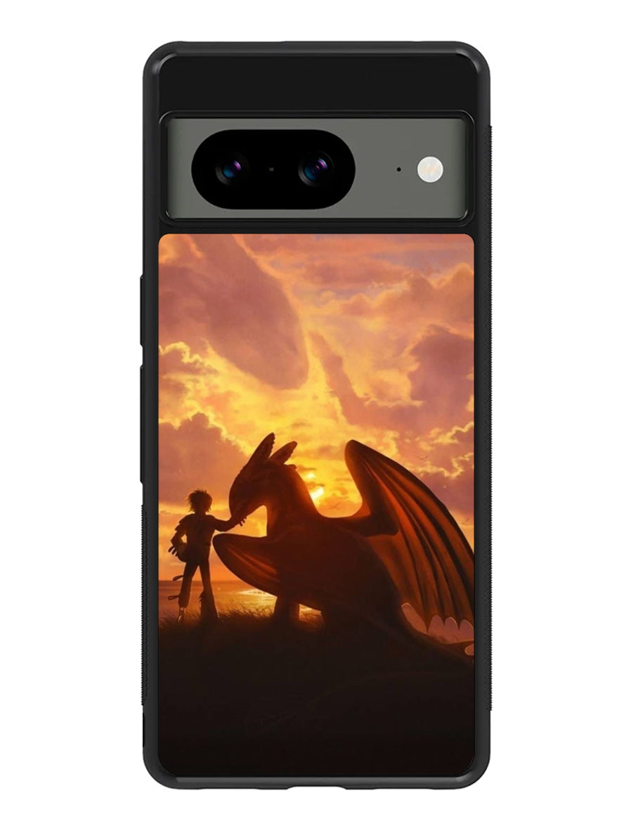 Hiccup and Toothless Google Pixel 8A Case QC11111
