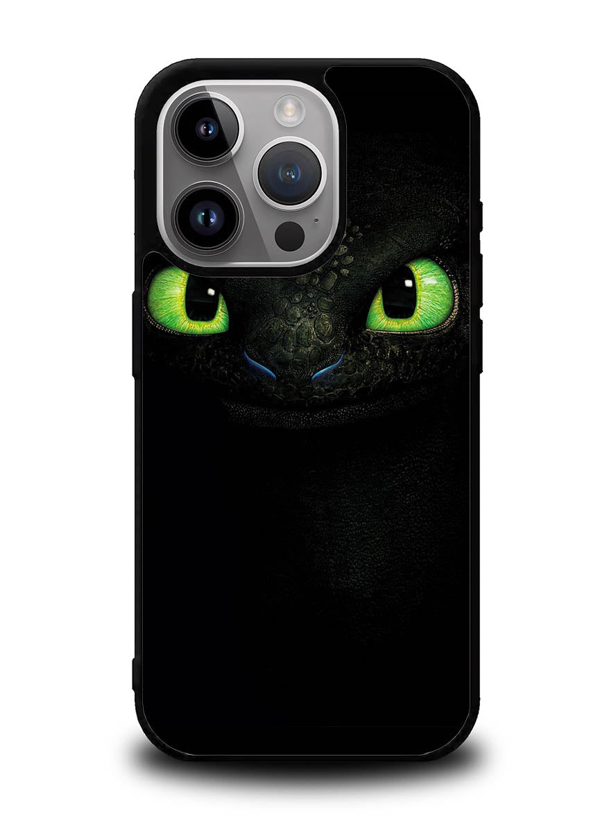 Toothless Green Eyes iPhone 15 Pro Case OV10946