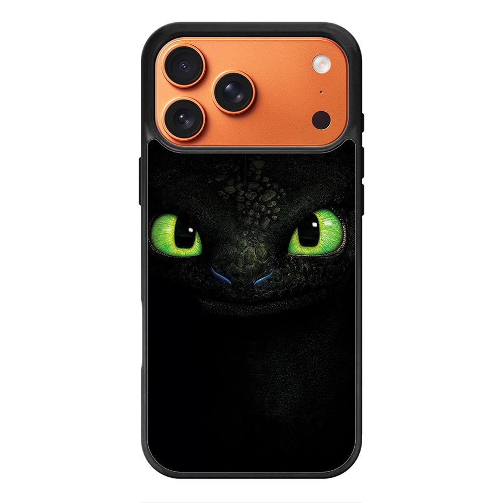 Toothless Green Eyes iPhone 17 Pro Max Case QC10946