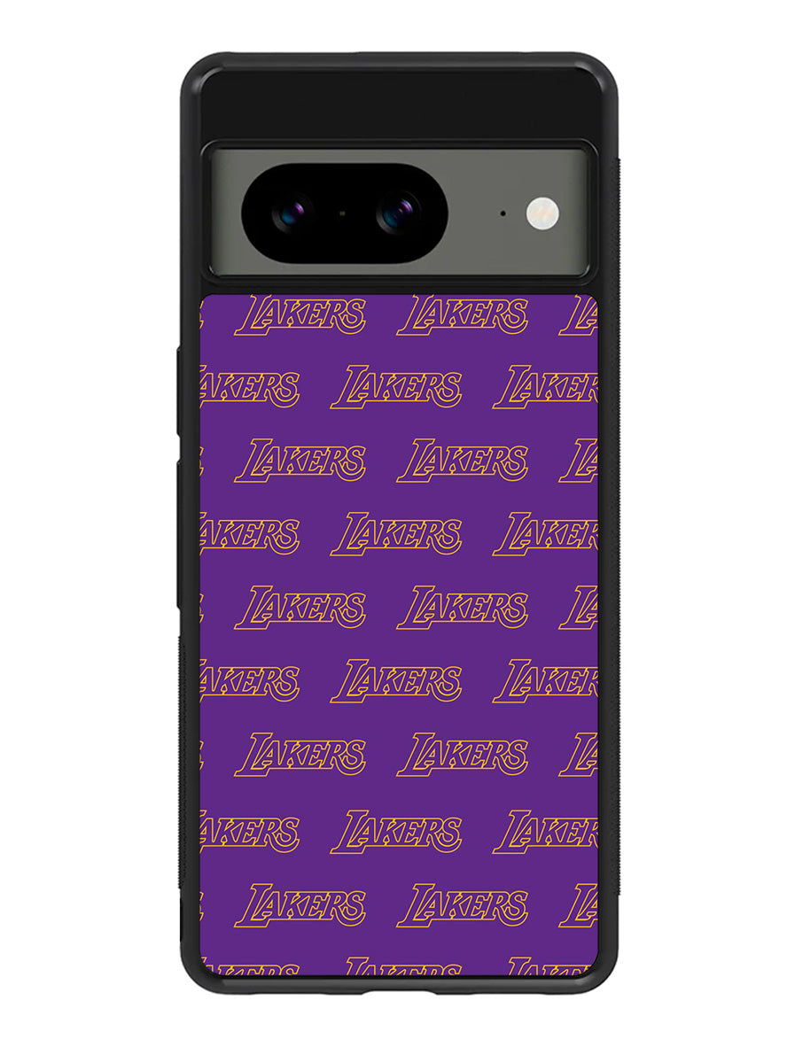 Lakers Pattern LA Google Pixel 8A Case QC10887