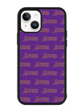 Lakers Pattern LA iPhone 14 Plus Case QC10887