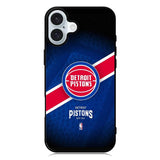 NBA Detroit Pistons iPhone 16 Plus Case QC10781