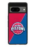 Red Blue Detroit Pistons Google Pixel 8 Case QC10804