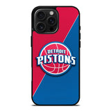 Red Blue Detroit Pistons iPhone 16 Pro Case OV10804