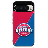 Red Blue Detroit Pistons Google Pixel 9 Pro XL Case OV10804
