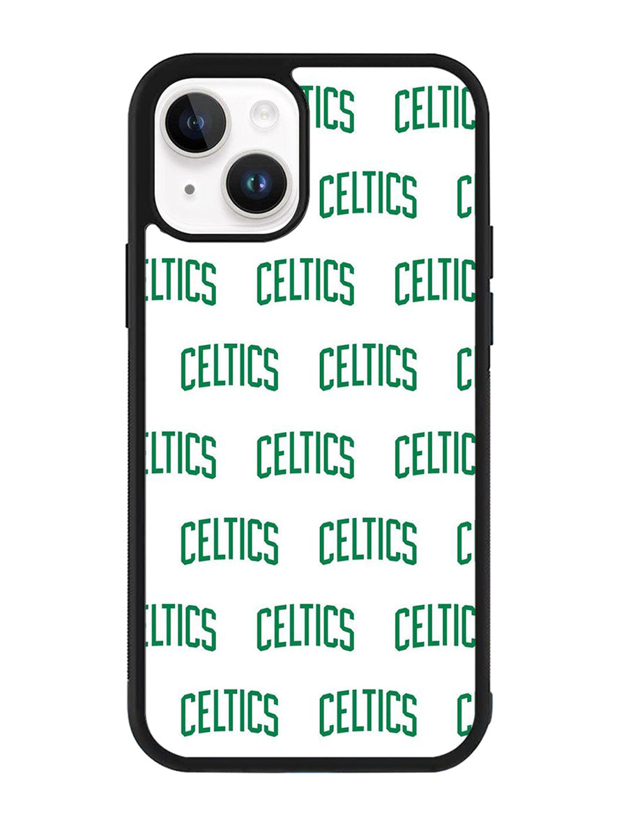 Celtics Pattern Logo iPhone 15 Plus Case OV10917