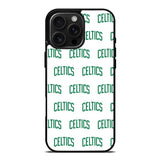 Celtics Pattern Logo iPhone 16 Pro Case OV10917