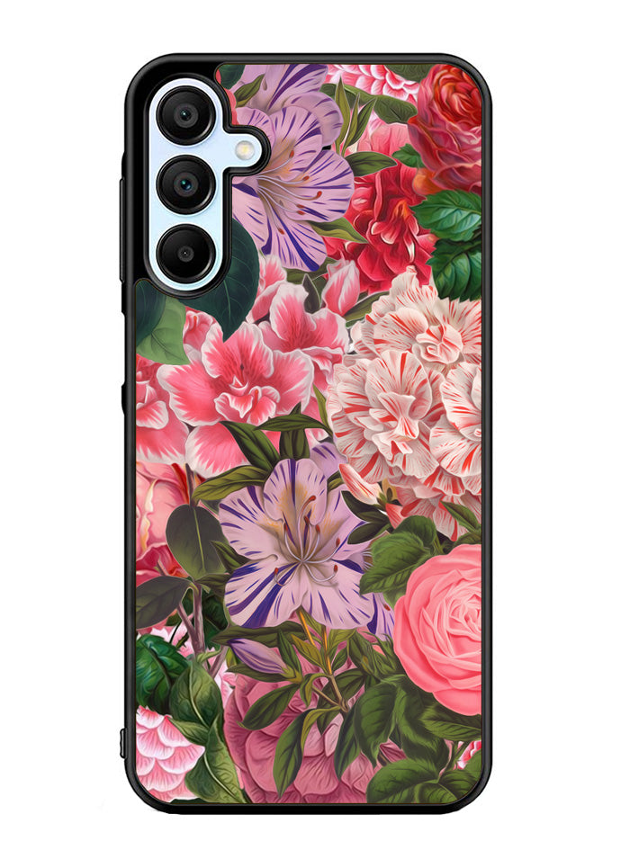 Floral Flower Pattern Samsung Galaxy A15 5G Case OV10566