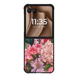Floral Flower Pattern Motorola Moto RAZR Plus 2025 Case OV10566