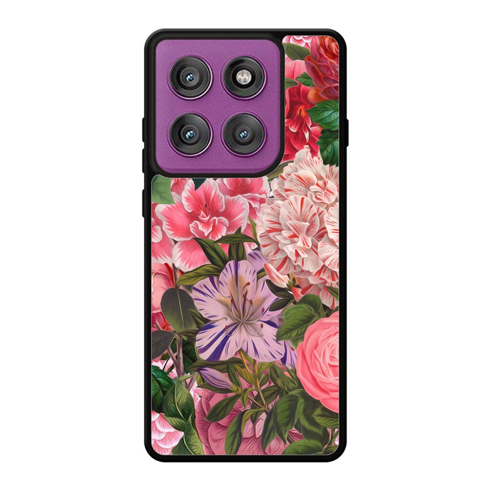 Floral Flower Pattern Motorola Moto Edge 60 Pro Case QC10566