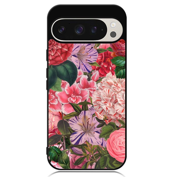 Floral Flower Pattern Google Pixel 9 Pro XL Case OV10566