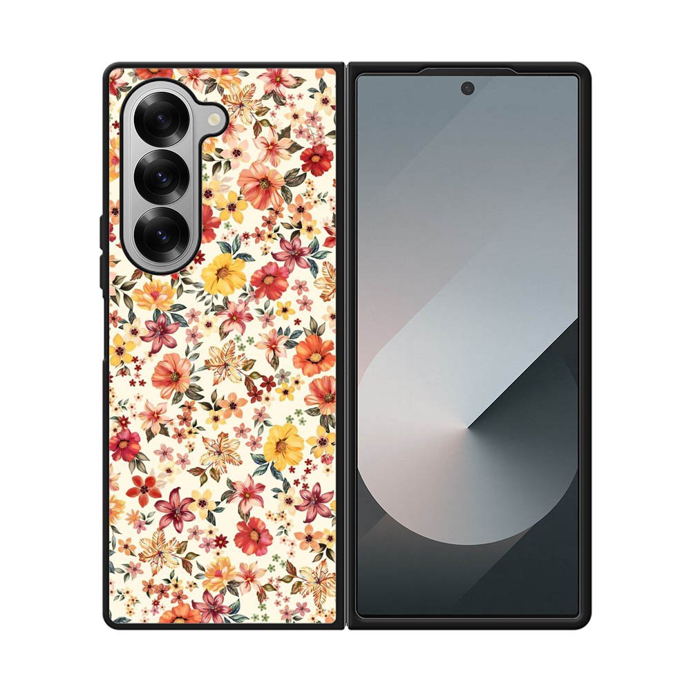 Floral Flower Vintage Samsung Galaxy Z Fold 7 5G Case OV10567