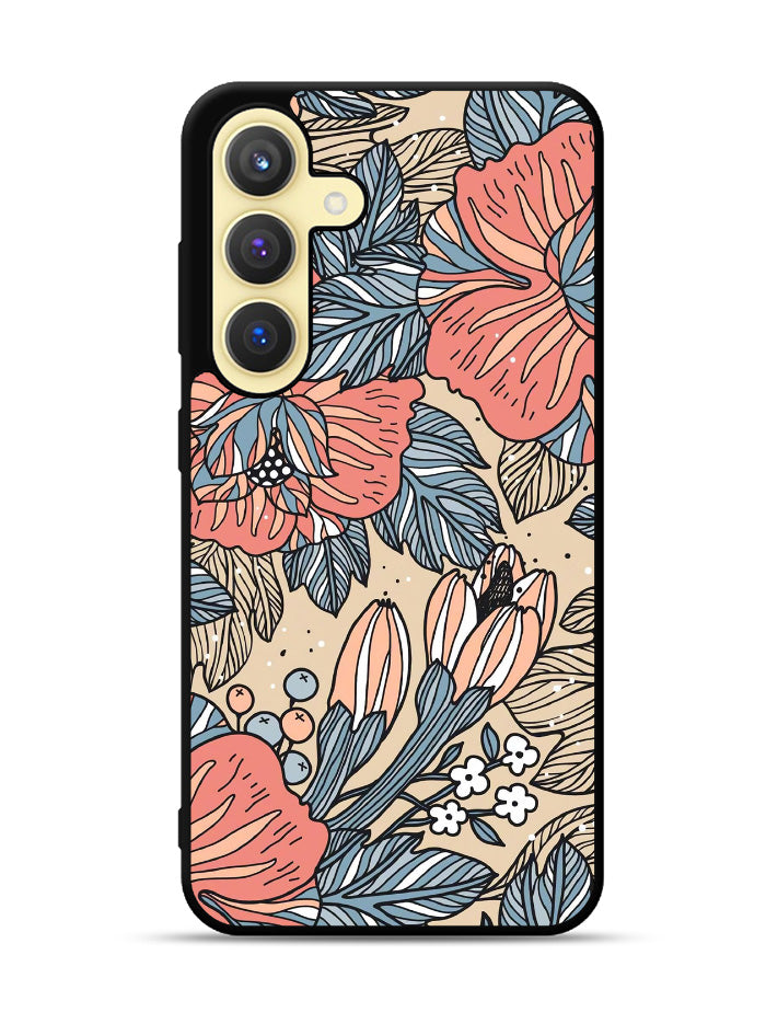 Floral Flower Samsung Galaxy S24 Plus 5G , Samsung Galaxy S24+ 5G Case OV10564