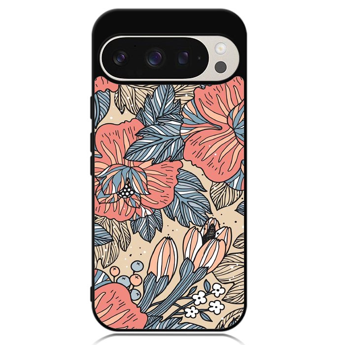 Floral Flower Google Pixel 9 Pro XL Case OV10564