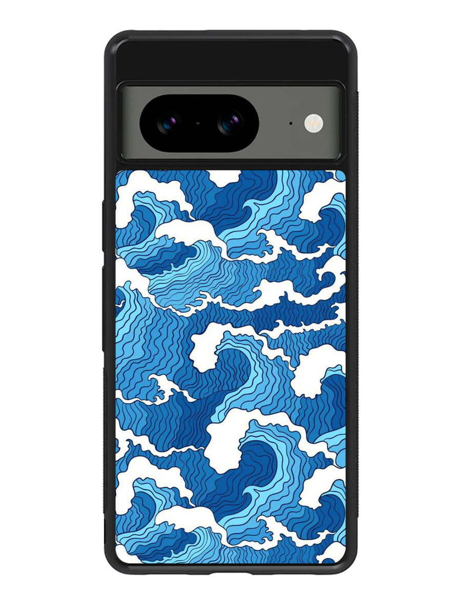 Abstract Wave Google Pixel 8A Case QC10628