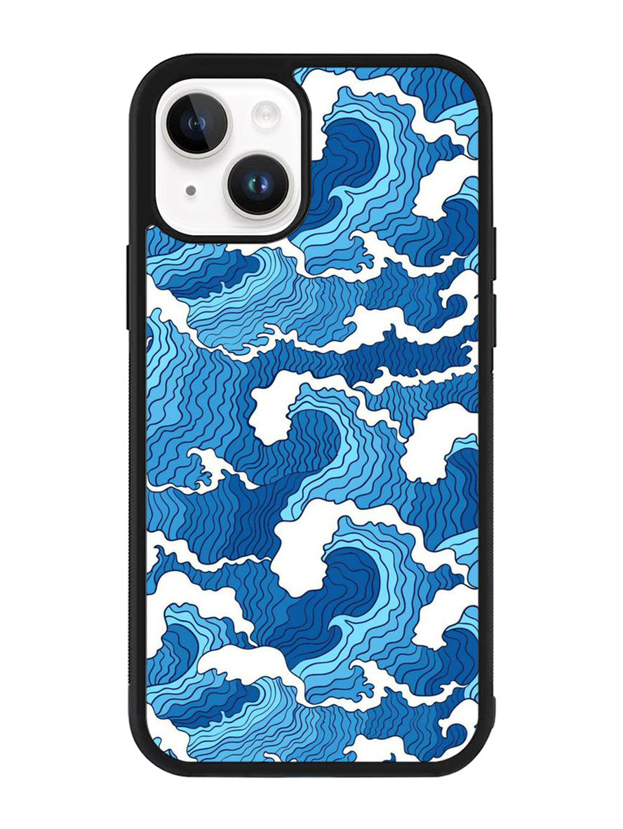 Abstract Wave iPhone 14 Case QC10628