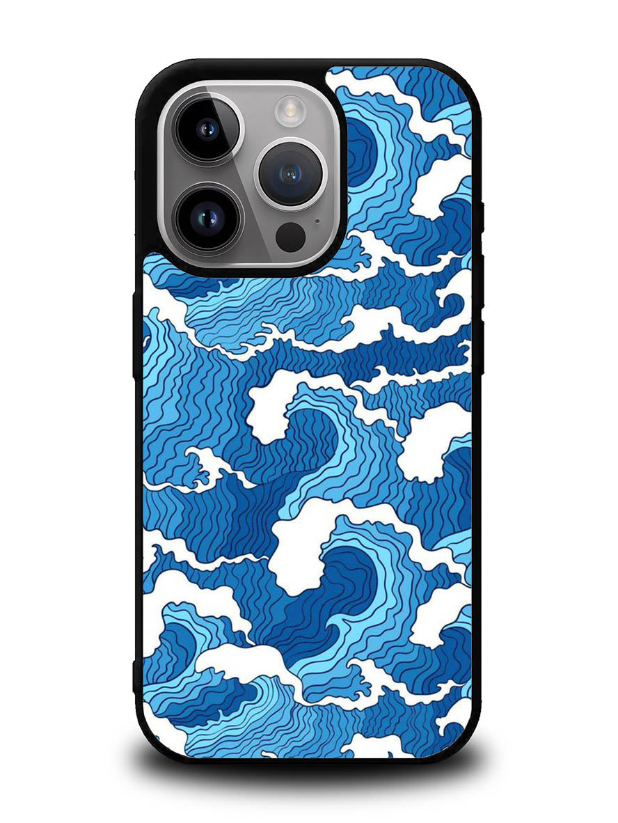 Abstract Wave iPhone 14 Pro Max Case QC10628